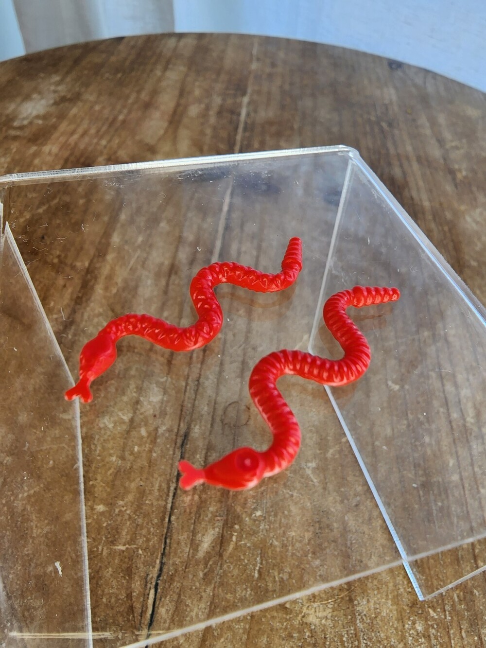 Lego Minifigures Animal Land Snake Red - LOT OF 2